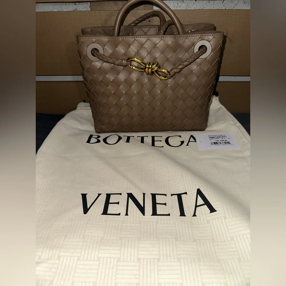 Bottega Veneta small Andiamo Pinecone/Brass - Picture 11 of 15